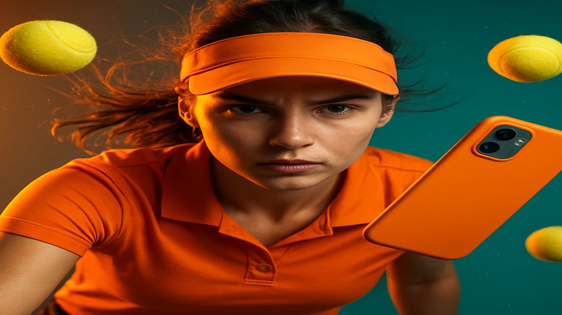 একটি স্মার্টফোনে EA77 মোবাইল স্পোর্টস গেমিং অ্যাপটি লাইভ তথ্য ও গেমিং অপশনসহ প্রদর্শিত হচ্ছে, চলন্ত পথে গেমিংয়ের জন্য একদম উপযোগী।