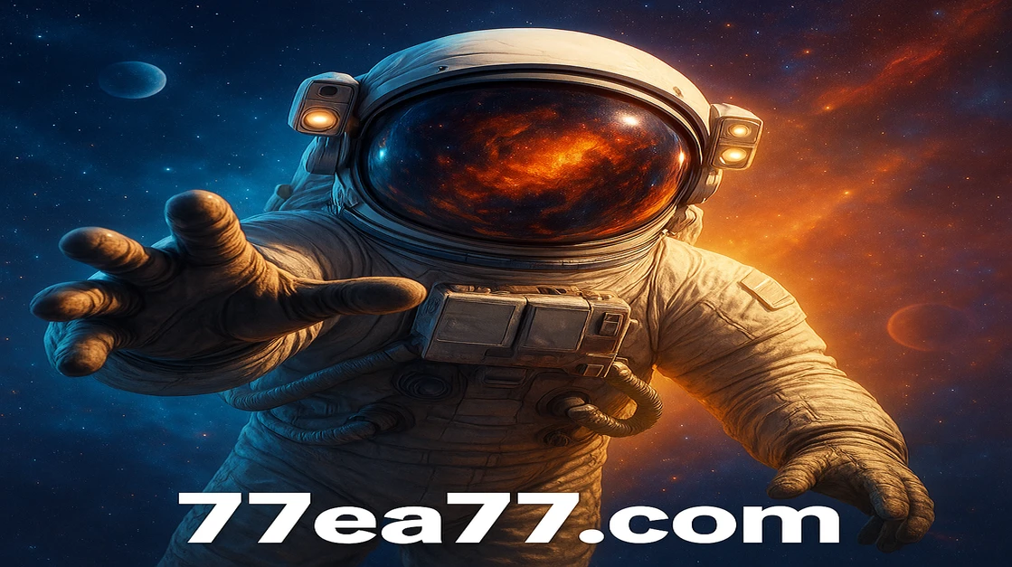 EA77 এ স্পেসম্যান গেমের সঙ্গে একটি মহাজাগতিক যাত্রা শুরু করুন। একজন নভোচারী উজ্জ্বল একটি গ্যালাক্সিতে ভাসছে, নক্ষত্র ও গ্রহগুলোর মাঝে একটি সাহসিক অভিযানের জন্য প্রস্তুত।